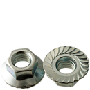 PAUL B - Hex Flange Nut, Serrated, Coarse, 1/4-20 - FN14