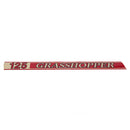 Grasshopper - DECAL   125 TRIM LT - 163701