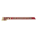 Grasshopper Parts - DECAL   227V EFI TRIM - 163723