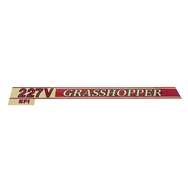 Grasshopper Parts - DECAL   227V EFI TRIM - 163723