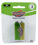 Interstate Battery - Interstate Alkaline Battery 9-Volt EACH  - DRY0005