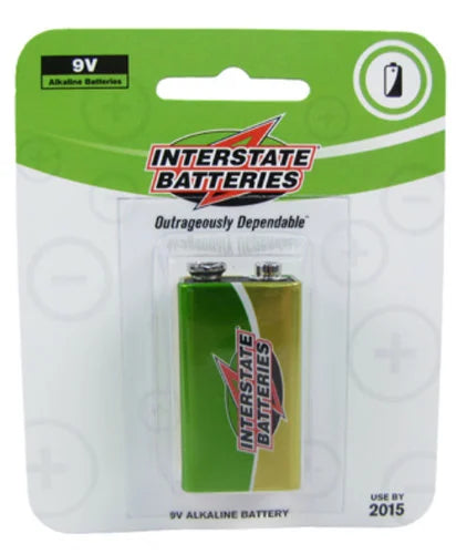 Interstate Battery - Interstate Alkaline Battery 9-Volt EACH  - DRY0005