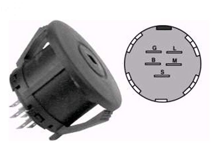 Rotary - IGNITION SWITCH FOR J  - 9655