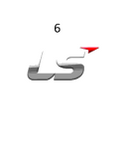 LS Tractor - DECAL LS LOGO 3DG XS  - 40515922