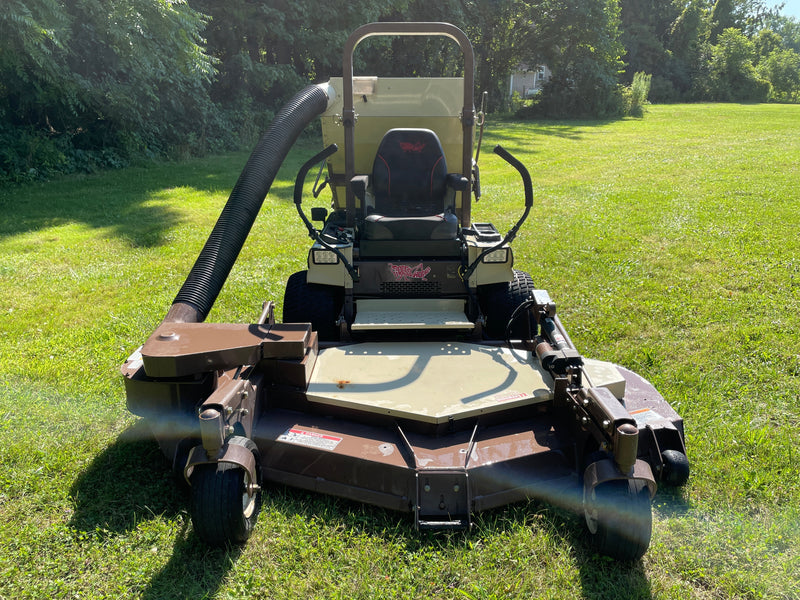 Grasshopper mower with grass collector, stock