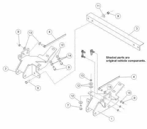 MISC USED PART - MOUNT KIT UT DODGE 9  - 67980