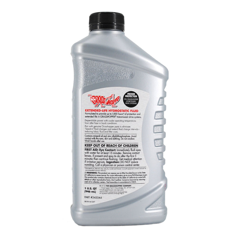 Grasshopper Parts - FLUID   COOLTEMP HYDR - 345044B