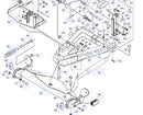 MISC USED PART - WELDMENT, SWING FRAME - 96106148