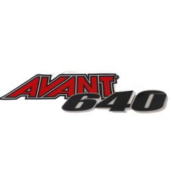 Avant Parts - DECAL AVANT 640 REAR CHASSIS - A424094