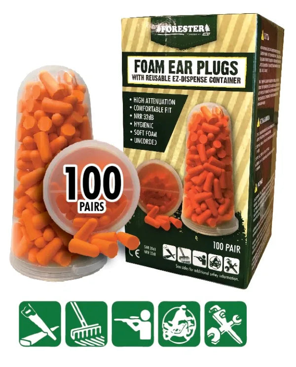 Forester - 32db ear plugs 100 pr.   - BEP-100 (Closeout)