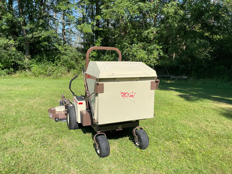 Grasshopper mower with grass collector, stock