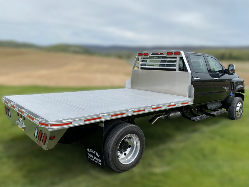 Martin Truck Bodies - Aluminum Flatbed Model DX - FB-84x88-DX
