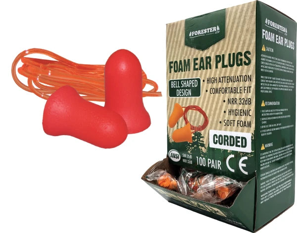 Forester - Pair Ear Plugs Corded   - FOREST3021 (Closeout)