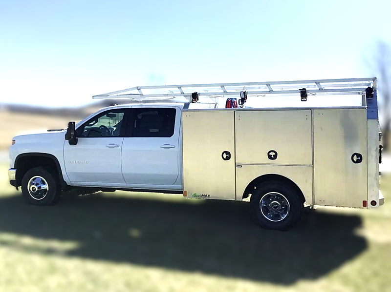 Martin Truck Bodies - High Side Aluminum Service Body - HSB-AL-84x100