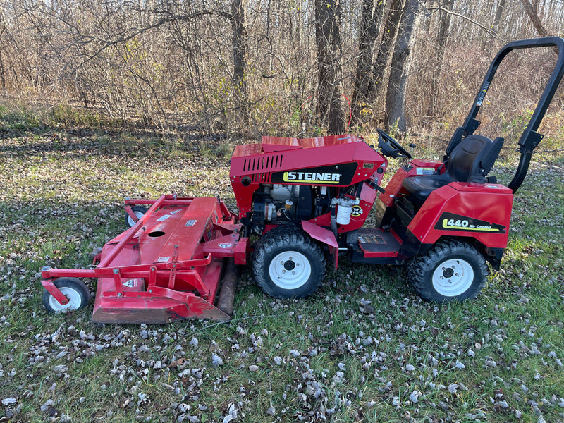 Steiner 440 Air Cooled Tractor with 72'' Mower Deck