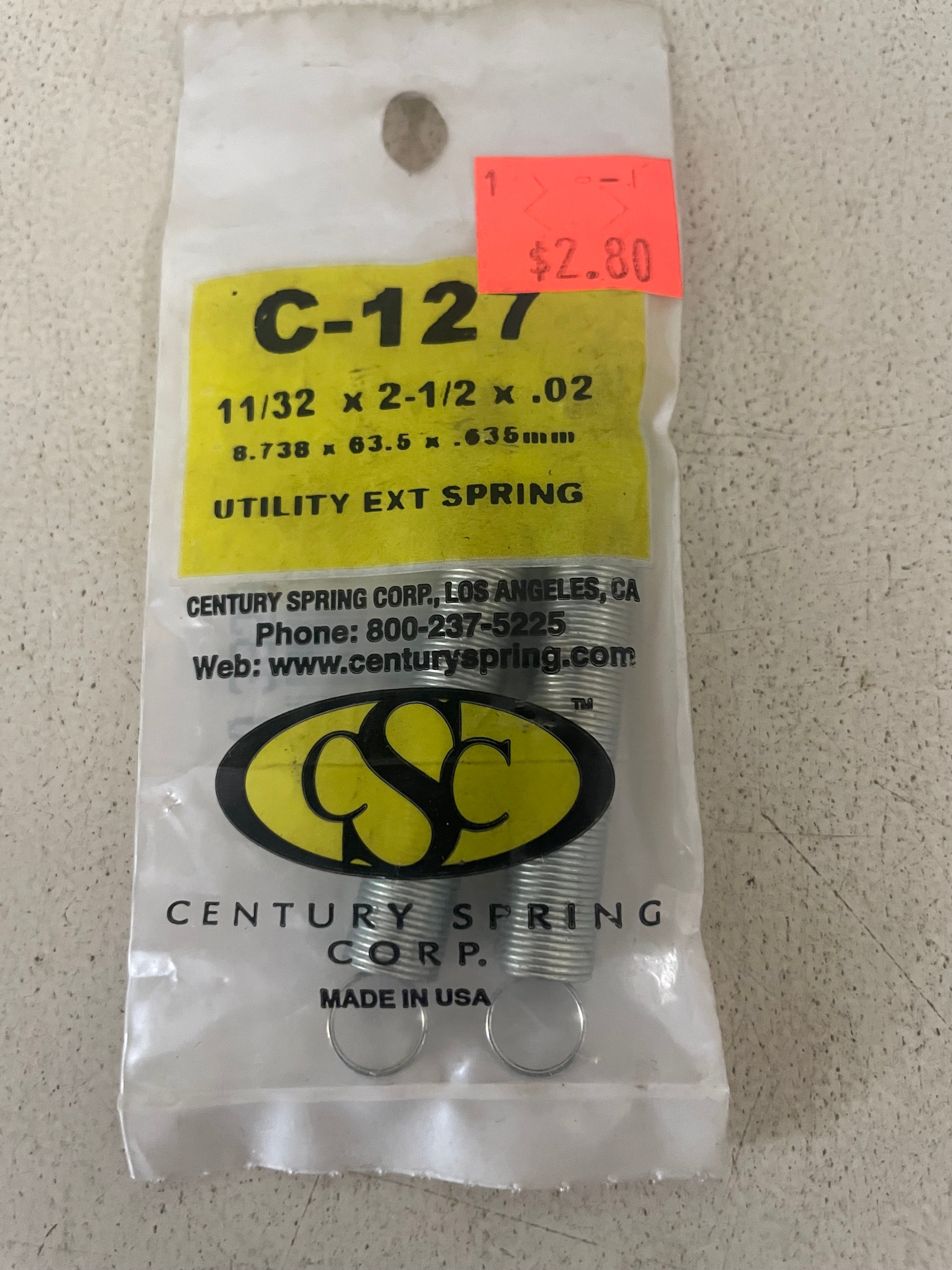 Century Spring - Spring - 127 (Clearance)