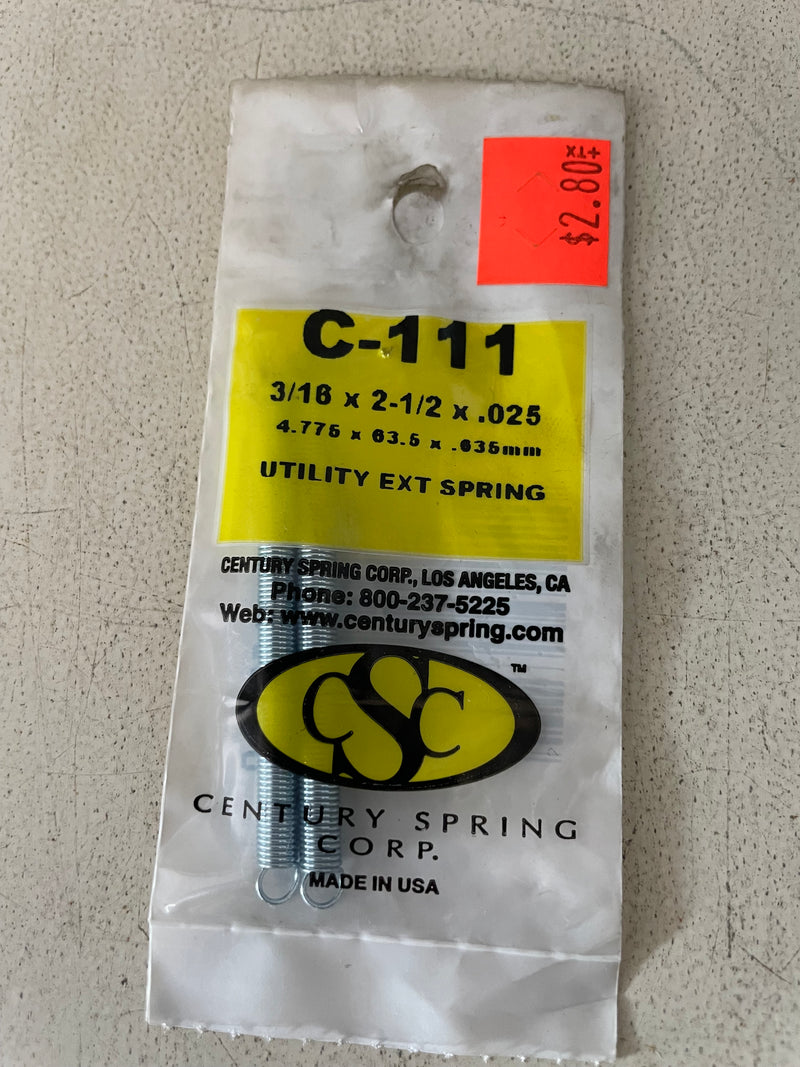 Century Spring - SPRING - 111 (Closeout)