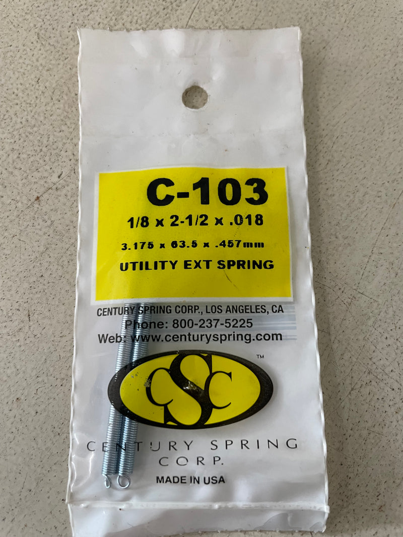 Century Spring - SPRING - 103 (Closeout)