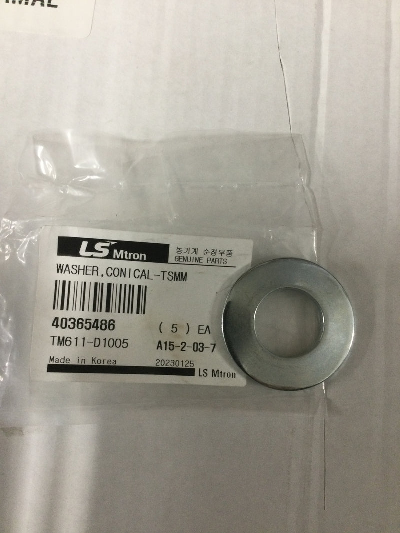 LS Tractor Parts - WASHER,CONICAL TSMM - 40365486