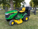 LIKE NEW 2022 John Deere S130 48" w Bagger - Stock