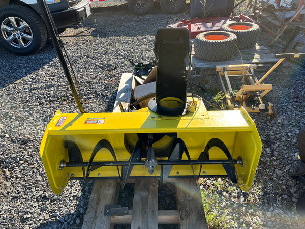 LIKE NEW John Deere 44" Snow Blower with Cab - Stock# 7258
