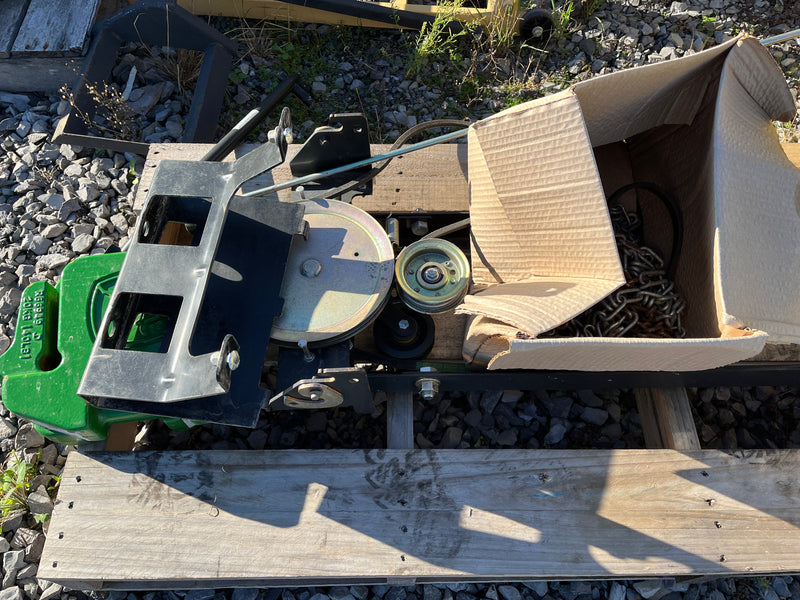 LIKE NEW John Deere 44" Snow Blower with Cab - Stock