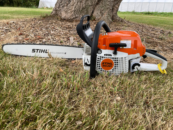 Stihl MS 291 chainsaw with "18 bar