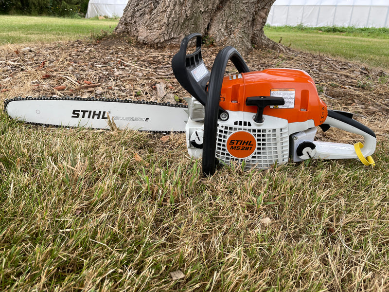 Stihl MS 291 chainsaw with "18 bar