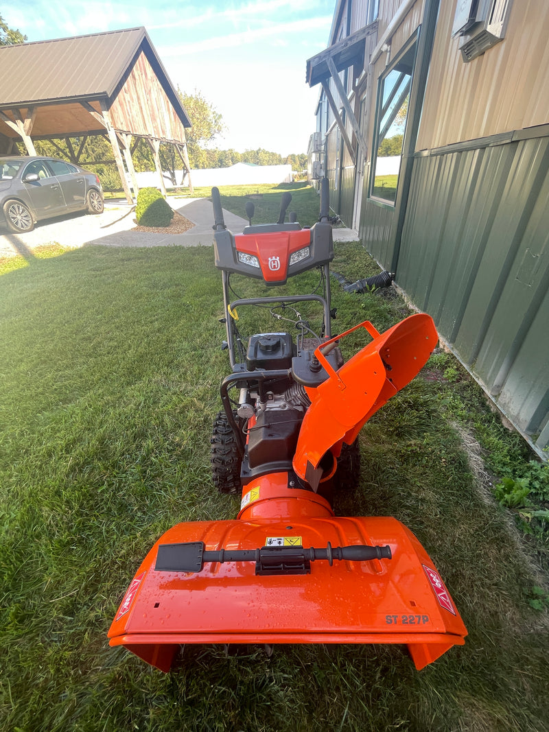 USED Husqvarna ST227P Snowblower - Stock