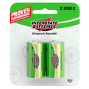 Interstate Battery - Interstate Alkaline Battery Size C 2 PAC  - DRY0015