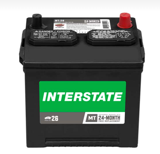 Interstate Battery - 525 CCA Battery  - MT-26