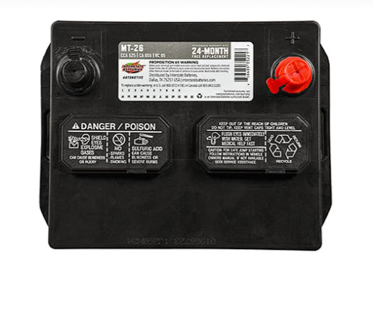 Interstate Battery - 525 CCA Battery  - MT-26