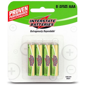 Interstate Battery - AAA 8PK DRY0004  - DRY0004