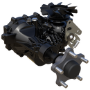 Hydro Gear - TRANSAXLE HYDROSTATIC  - ZF-ATBB-3D5A-3PTX