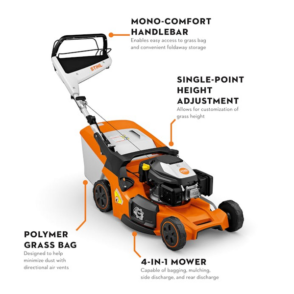 リモード 1503-RM-004-BK 1.75 STIHL® – RM 453 V Gas Lawn Mower | 20‑Inch