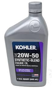 Kohler Engine - OIL, QUART 20W50 SYNTH BLEND (case) - 25 357 68-S