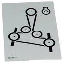 Hustler - DECAL, PUMP BELT W - 600899