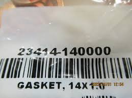 Yanmar Parts - GASKET, 14X1.0 - 23414-140000