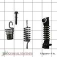 Poulan - KIT ISOLATOR SPRINGS - 545006036 (Closeout)