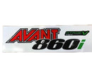 Avant Parts - DECAL AVANT 860i RED - A432168