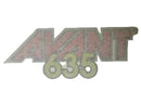Avant Parts - DECAL AVANT 635 100 250 RED BLACKYELLO - A48336