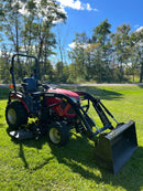 2019 Yanmar SA324 4WD Tractor with Loader & Mower Deck – 544 Hours