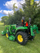 2021 John Deere 2038R Tractor with 220R Loader & Mower Deck