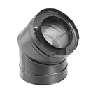 DuraVent - 6 58 45^ ELBOW, BLK - 46DVA-E45B