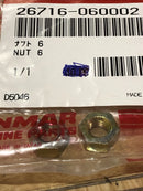 Yanmar Parts - NUT, M6 - 26716-060002