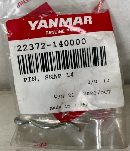 Yanmar Parts - PIN, SNAP 14 - 22372-140000
